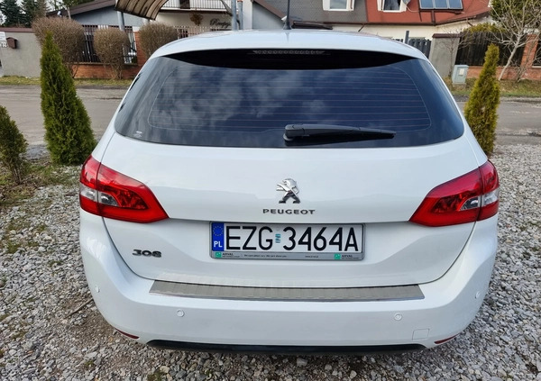 Peugeot 308 cena 33500 przebieg: 232000, rok produkcji 2017 z Łódź małe 211